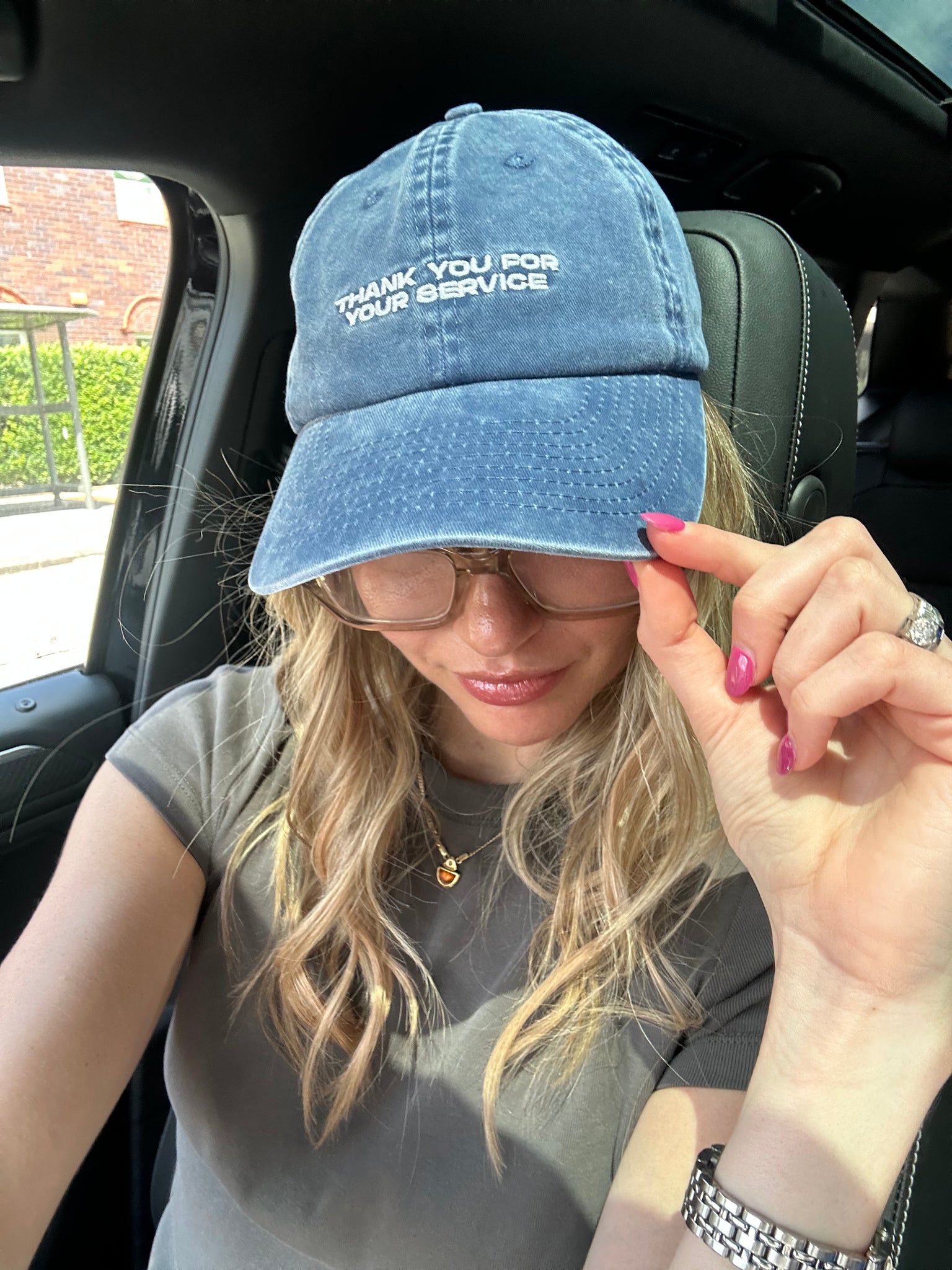 Thank You For Your Service - Dad Cap